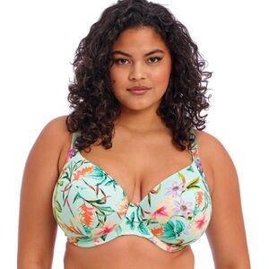 Elomi Sunshine Cove Underwire Plunge‎ Bikini Top